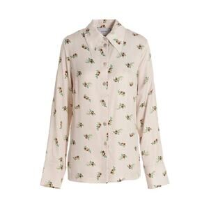 $265 New Sleeper Beige Blossom Shirt - Small